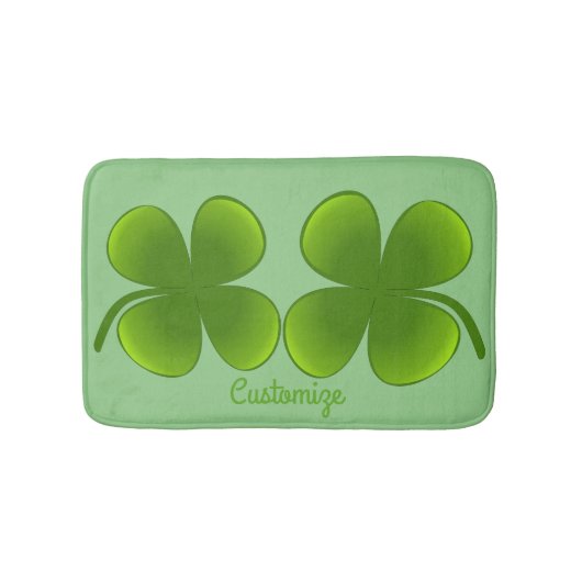 Tapis De Bain St Patrick's Day Shamrocks Thunder_Cove (Devant)