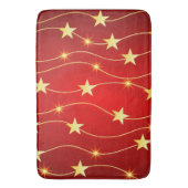 Tapis De Bain Star Adored Ruby Motif rouge (devant Vertical)