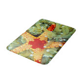 Tapis De Bain Star de la mer rouge et jaune (Angle)