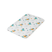 Tapis De Bain Starburst Motif moderne du milieu du siècle (Angle)
