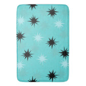 Tapis De Bain Starburst Turquoise Atomique Mat (devant Vertical)