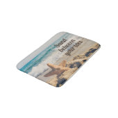 Tapis De Bain Starfish Sandy Beach Océan Sable entre orteils (Angle)