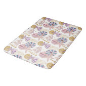 Tapis De Bain Starfish Seashell bleu violet rose Océan Nautique (Angle)