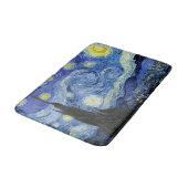 Tapis De Bain Starry Night Crescent Moon Van Gogh (Angle)