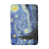 Tapis De Bain Starry Night Crescent Moon Van Gogh (Devant (Vertical))