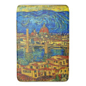 Tapis De Bain Starry Starry Night Florence Italie (devant Vertical)