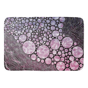 Tapis De Bain Stars orbs et cercles conception abstraite