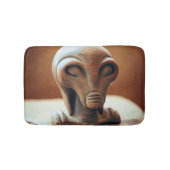 Tapis De Bain Statue de l'Alien antique (Devant)
