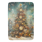Tapis De Bain Steampunk Christmas Tree Bath Mat (devant Vertical)