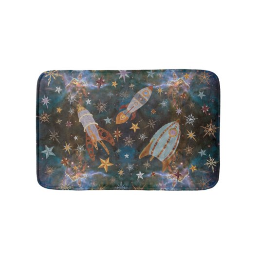 Tapis De Bain Steampunk Rocket (Devant)