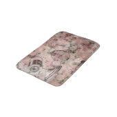 Tapis De Bain Steampunk romantique | Ephémère Vintage antique (Angle)