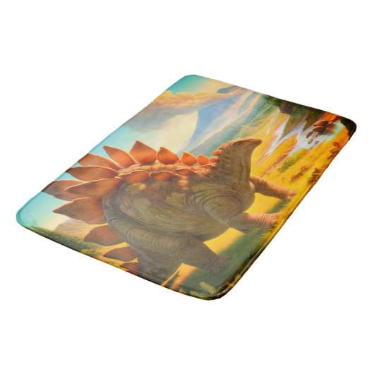 Tapis De Bain Stegosaurus (Angle)
