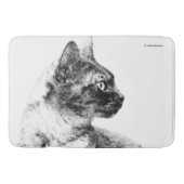Tapis De Bain Stella le chat gris (Devant)