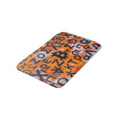 Tapis De Bain Street Art "Bitcoin Graffiti" (Style #5) (Angle)