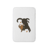 Tapis De Bain Stretting Chat Noir - Witchy Automne Classique T-S (Devant (Vertical))