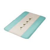 Tapis De Bain Stripe de fleurs de raisins - Golfe- (Angle)