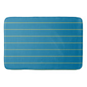 Tapis De Bain Stripes Blue and Yellow (Devant)