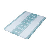 Tapis De Bain Stripes Blue Nautical (Angle)