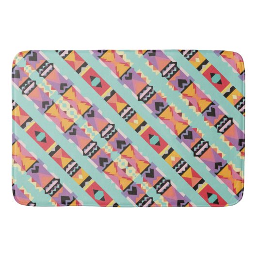 Tapis De Bain Stripes Motif mix (Devant)