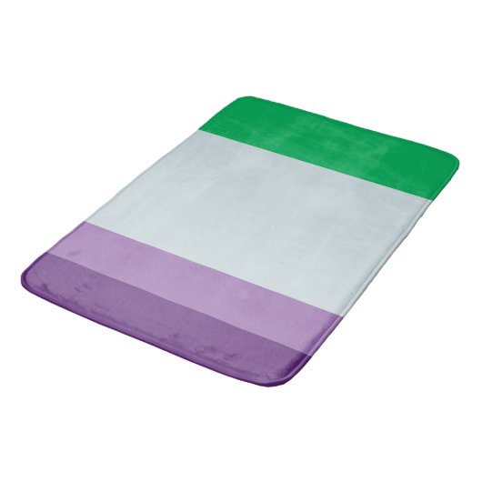 Tapis De Bain Stripes : Palette Cool (Angle)