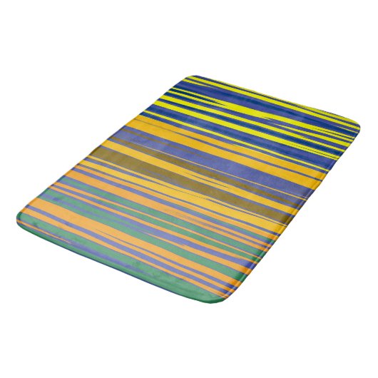 Tapis De Bain Stripes Pattern (Angle)