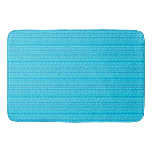 Tapis De Bain Stripey Cyan (Devant)