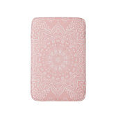 Tapis De Bain Style Boho rose clair Mandala Motif (Devant (Vertical))
