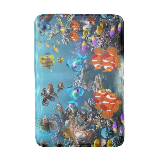 Tapis De Bain Style d'aquarium (Devant (Vertical))