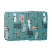 Tapis De Bain Style Eames Turquoise (Devant)