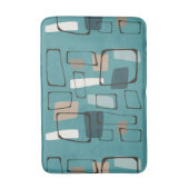 Tapis De Bain Style Eames Turquoise (Devant (Vertical))