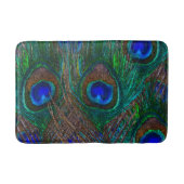 Tapis De Bain Style Etching Peacock de minuit (Devant)