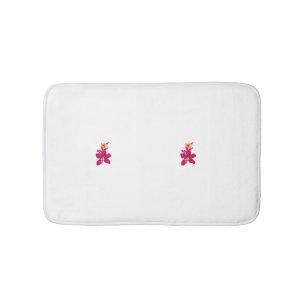 Tapis De Bain Style floral, ArtyClick Crimson, Or léger