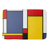Tapis De Bain Style Mondrian Design d'art Abstrait moderne (Devant)