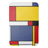 Tapis De Bain Style Mondrian Design d'art Abstrait moderne (devant Vertical)
