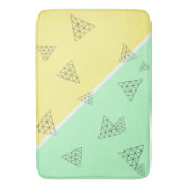 Tapis De Bain Style Pyramide Triangle Géométrie Pastel (devant Vertical)