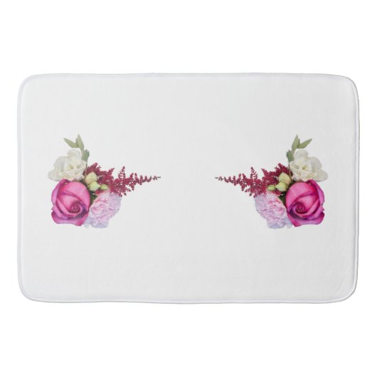 Tapis De Bain Styles classiques Florals (Devant)