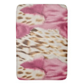 Tapis De Bain Stylish Girly Rose White Gold Zebra (devant Vertical)