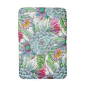 Tapis De Bain Succulents Echeveria Cactus Motif (Devant (Vertical))
