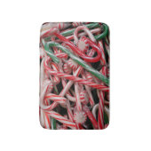 Tapis De Bain Sucres de canne et menthe de Noël (Devant (Vertical))