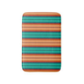 Tapis De Bain Sud-Ouest Orange rouge Turquoise arc-en-ciel rayur (Devant (Vertical))