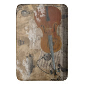 Tapis De Bain Suite de Steampunk de violoncelle (devant Vertical)