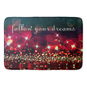 Tapis De Bain Suivez votre Parties scintillant Dreams Sparkle Ba