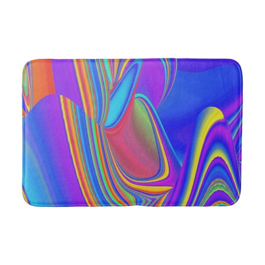Tapis De Bain Summerfeel, Rainbowart 3D Abstrait (Devant)