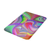 Tapis De Bain Summerrainbow, Rainbowart 3D Abstrait (Angle)
