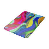 Tapis De Bain Summerrainbow, Rainbowart 3D Abstrait (Angle)