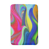 Tapis De Bain Summerrainbow, Rainbowart 3D Abstrait (Devant (Vertical))