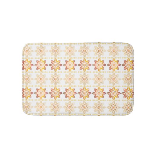 Tapis De Bain SUN traditionnel letton conception géométrique VII (Devant)