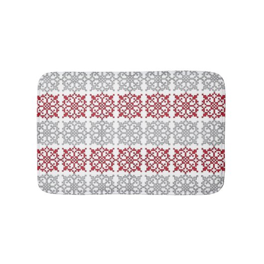 Tapis De Bain SUN traditionnel letton motif géométrique I (Devant)