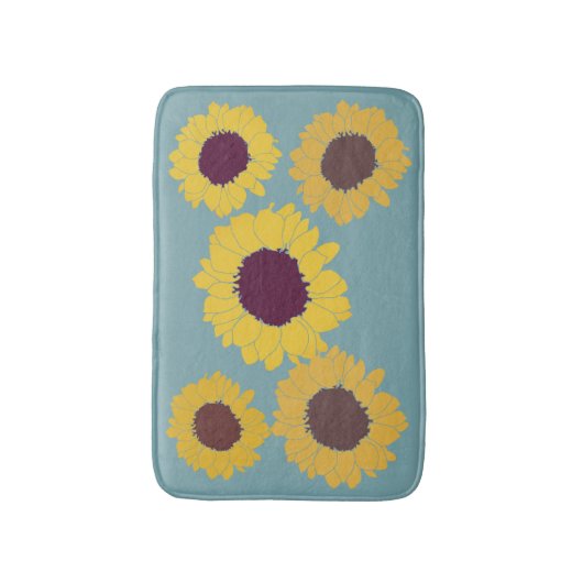 Tapis De Bain Sunflower  (Devant (Vertical))