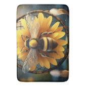 Tapis De Bain Sunflower Bee Dreamcatcher, (devant Vertical)